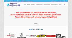 Desktop Screenshot of haasies-radschlag.de