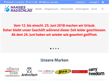 Tablet Screenshot of haasies-radschlag.de